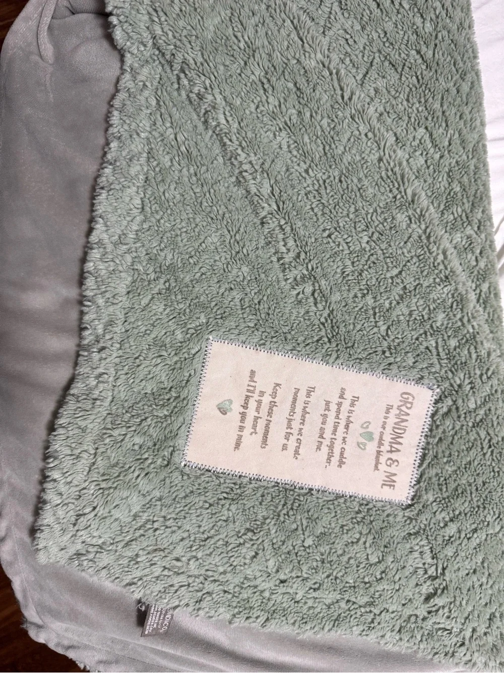 Cozy Chenille Throw Blanket - Soft Sage Green